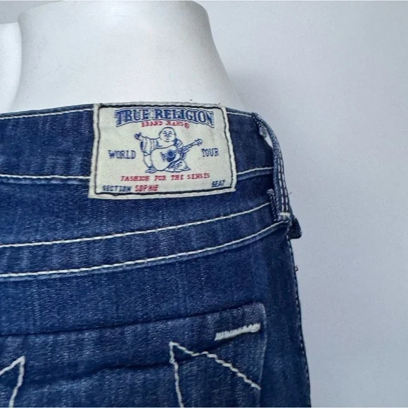 True Religion Y2K Longline Denim Shorts - Picture 4 of 8